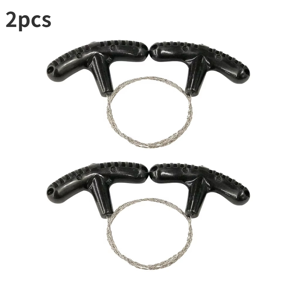 Stainless Steel Wire Saw Flint Cutting Equipment for Emergency Travel Camping Hiking Hcroll Outdoor Survive Tool Hunting Tools