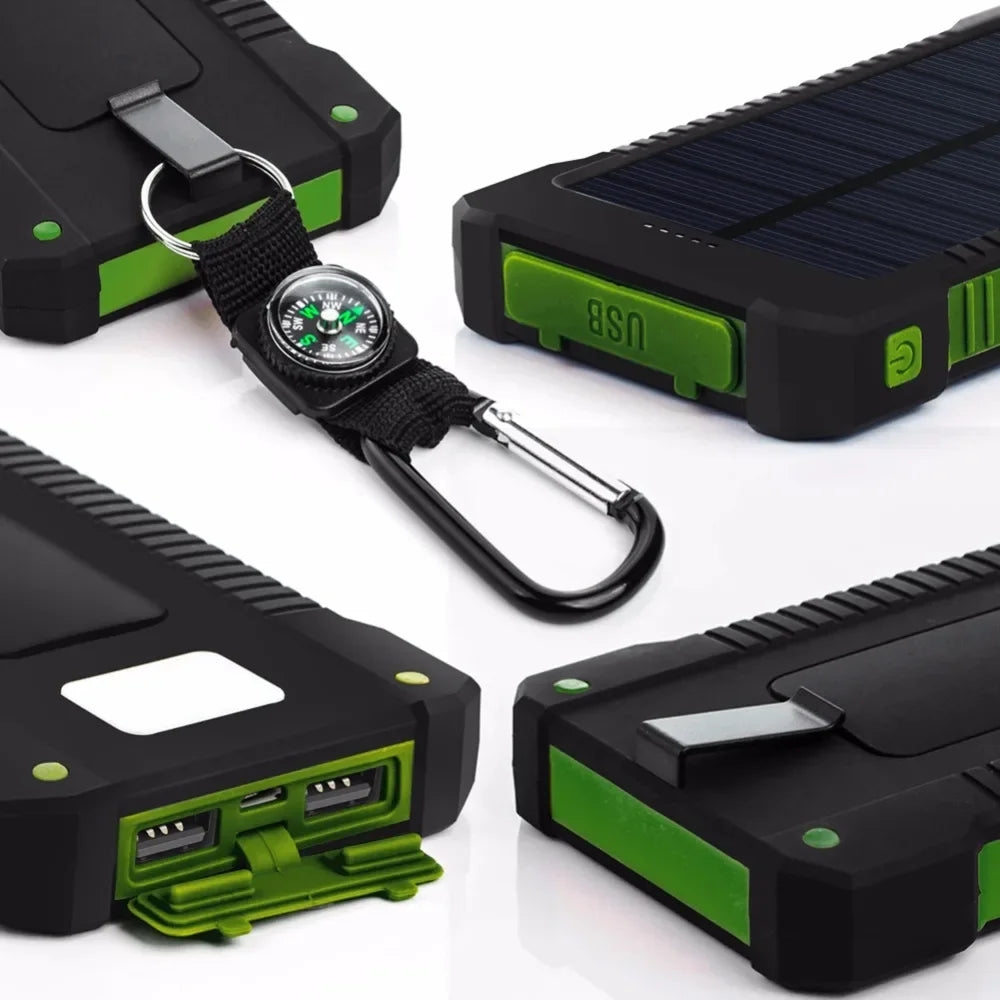Powerbank Solar 20000mAh con Linterna SOS