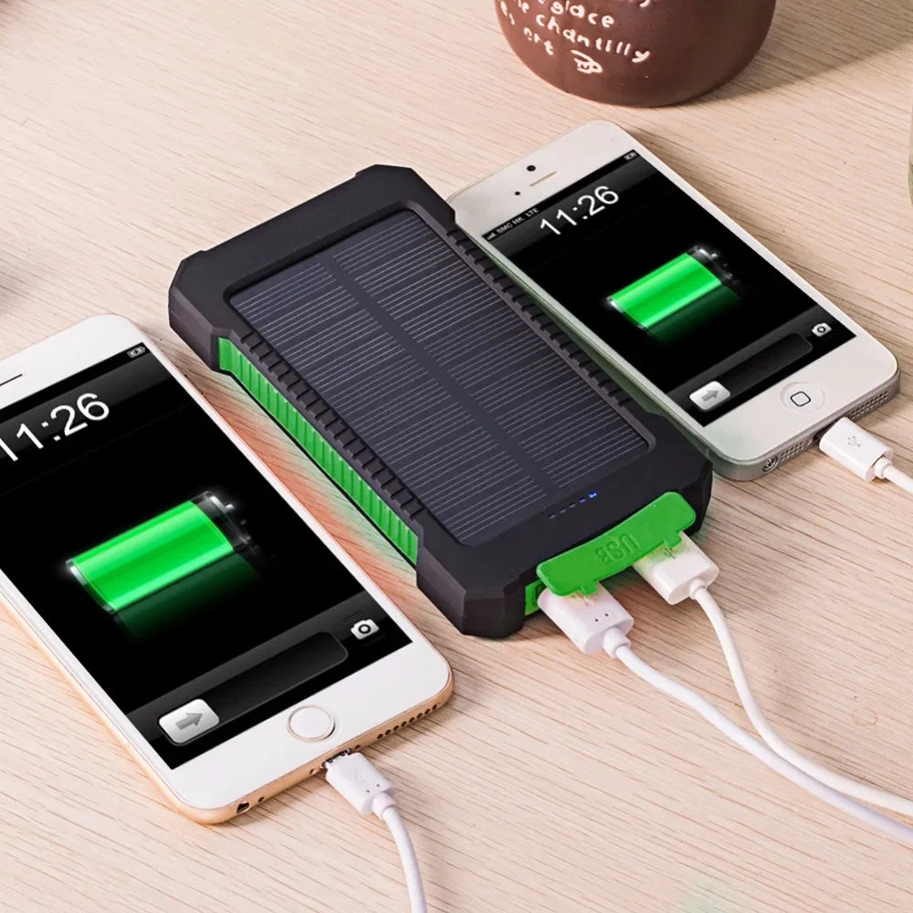 Powerbank Solar 20000mAh con Linterna SOS
