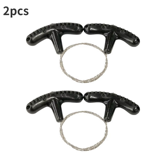 Stainless Steel Wire Saw Flint Cutting Equipment for Emergency Travel Camping Hiking Hcroll Outdoor Survive Tool Hunting Tools
